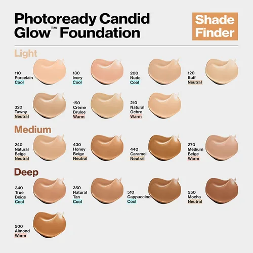 Miniatura 7 de Revlon PhotoReady Candid Glow - Base de maquillaje anticontaminación con vitamina E y aceite de haya, ingredientes anti-luz azul, sin parabenos, Moca