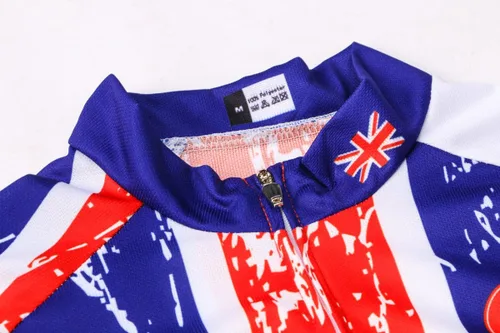 Miniatura 47 de Nuevo Pro cremallera completa hombres ciclismo Jersey manga corta Riding Shirt USA