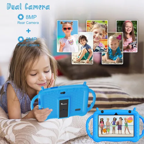 Miniatura 4 de Tableta para niños de 7 pulgadas, tableta para niños de 3 a 7 años, tableta de aprendizaje educativo Android 12, 2 GB de RAM+32 GB de ROM, control