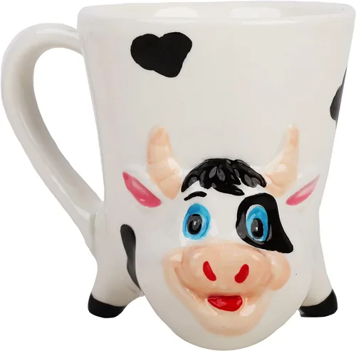 Miniatura 7 de Servette Home Taza de café de cerámica 10oz Tazas de animales - Elefante