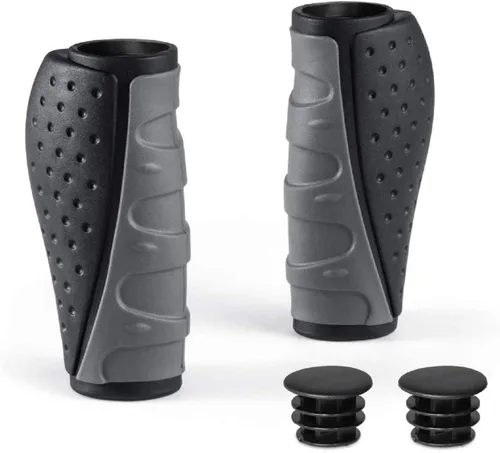 Miniatura 9 de PRUNUS Agarres antideslizantes de goma suave para manillar de bicicleta, MTB, BMX, bicicleta de montaña, bicicleta eléctrica, scooter, crucero