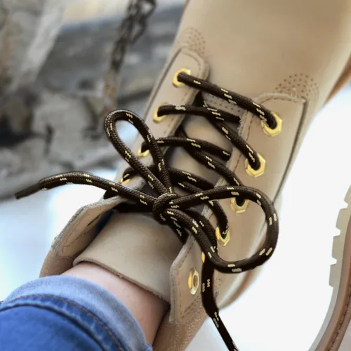 Miniatura 2 de Honey Badger - Cordones indestructibles hechos en Estados Unidos, cordones redondos y resistentes para botas para trabajo y senderismo