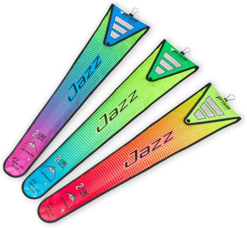 Miniatura 6 de Jazz 2.0 Dual-line Sport Kite Ready to Fly with Flying Lines, Wrist Straps, Winder, Instructions, and Storage Bag