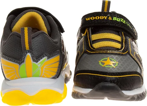 Miniatura 3 de Disney Pixar Toy Story - Zapatos deportivos para niños - Buzz Lightyear y Woody sin cordones con luces para niños pequeños (niños pequeños)