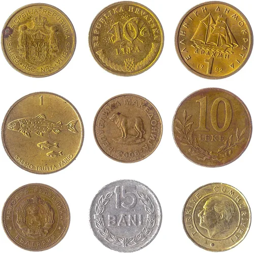Miniatura 41 de LOTE de 28 Monedas Diferentes de la UE (Colección PRE-Euro) - Monedas Coleccionables, Monedas Antiguas para Álbum o Exhibición