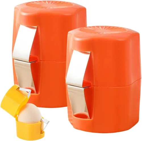 Miniatura 11 de 4 abridores de cáscaras de huevo, cortador de cáscara de huevo de acero inoxidable 2026, herramienta multifuncional para galletas de huevos, pelador