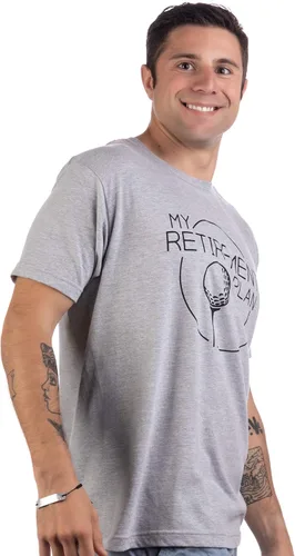 Miniatura 4 de My (Golf) Plan de jubilación Camiseta divertida con texto en inglés Golfing, camiseta de humor para hombre