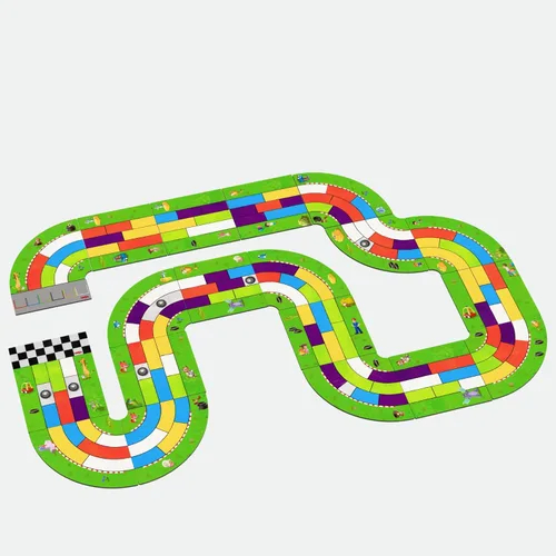 Miniatura 5 de HABA Monza Car Racing Board Game for Kids, Color Matching Strategy Game, Ages 5+