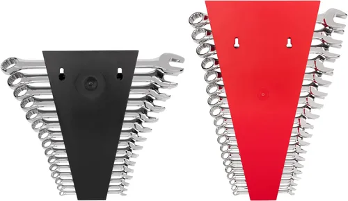 Miniatura 4 de TEKTON Juego de llaves combinadas con organizadores modulares, 11 piezas (1/4-3/4 pulgadas) WCB95101
