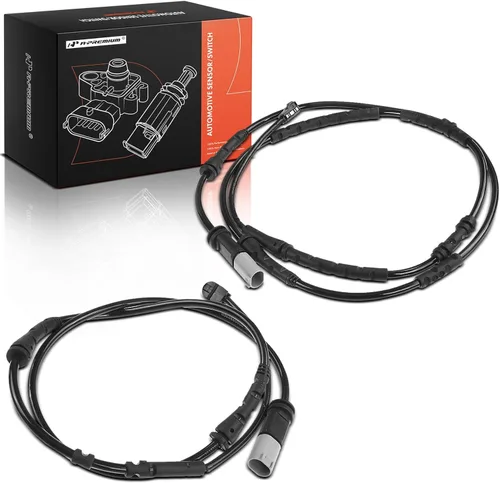 A-Premium Sensores de desgaste de pastillas de freno de disco delanteras y traseras compatibles con BMW Serie F25 X3 2011-2017, Serie F26 X4