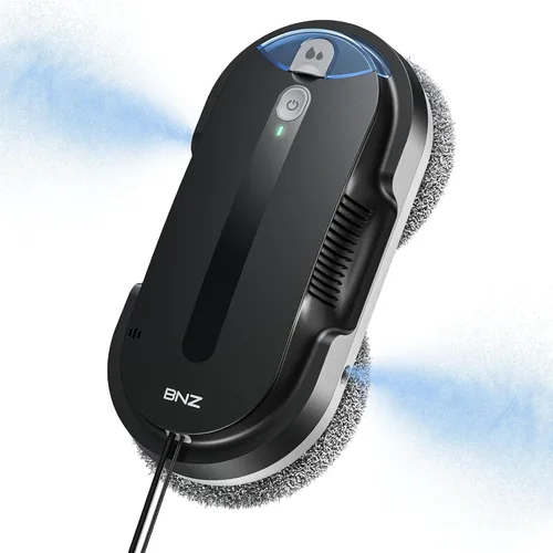 Miniatura 8 de BNZ Robot Limpiador de Ventanas Inteligente, Limpiador de Ventanas con Turbo Doble y Doble Espray Automático con Múltiple Sistema de Seguridad