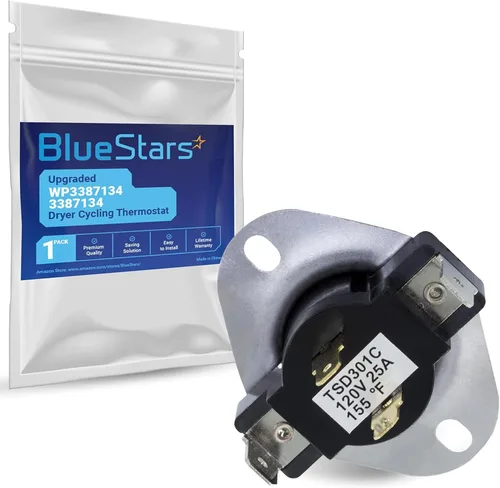 Miniatura 8 de BlueStars WP3387134 3387134 - Termostato de ciclismo para secadora - Compatible con secadores Whirlpool Kenmore - Sustituye a AP6008270 306910