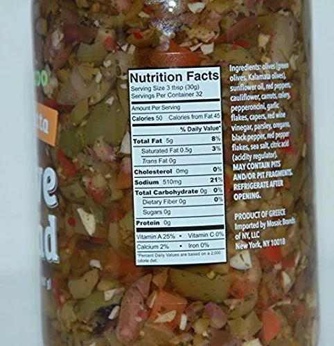 Miniatura 2 de Solestado Muffuletta (paquete de 2) Ensalada de aceitunas 33.9oz cada una