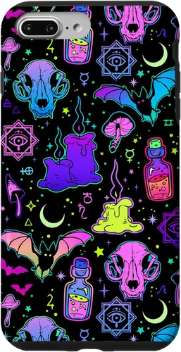Miniatura 12 de Funda de brujería mágica para iPhone 16 con diseño gótico pastel de Halloween