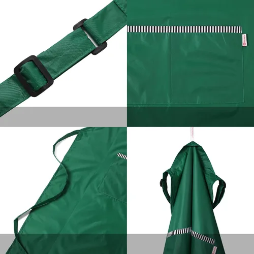 Miniatura 3 de Delantal de cocina ligero impermeable verde