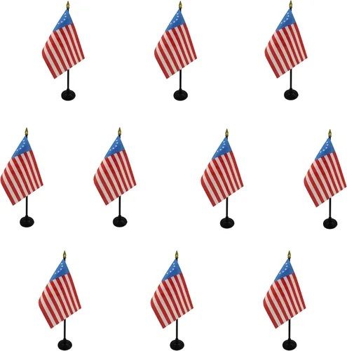 Miniatura 6 de AZ FLAG Bandera de mesa Ontario de 4 x 6 pulgadas, bandera de escritorio de Canadá - Región Canadiense de Ontario 5.9 x 3.9 in - Tapa de lanza