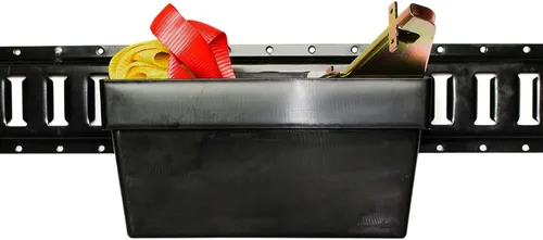 Miniatura 5 de DC Cargo Mall Gran contenedor de almacenamiento E Track – Organizador de canasta E Track resistente – Accesorios E Track compactos para remolques