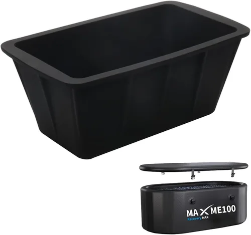 Miniatura 10 de Bañera de inmersión fría, bañera de hielo, soporta 618 libras, inmersión en frío XXXL de alta resistencia con paso antideslizante, portátil