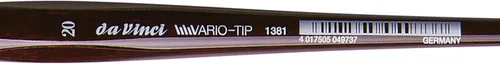 Miniatura 171 de da Vinci Watercolor Series 5580 CosmoTop Spin Pincel de Pintura, Redondo Sintético con Mango Rojo