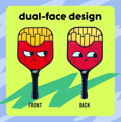 Miniatura 4 de Kids Pickleball Paddle Set of 2 - Includes 2 Pickleball Paddles with 2 Balls, Lightweight, Fiberglass, Better Control, Beginner Racket, Perfect