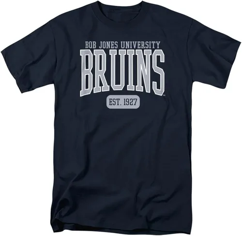 LOGOVISION Camiseta de algodón unisex con diseño de fecha de este, para hombre y mujer, colección 3 Universidad de Bob Jones