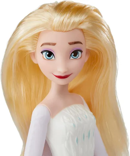 Miniatura 7 de Disney Frozen 2 Queen Elsa Shimmer - Muñeca de moda, ropa y accesorios extraíbles, cabello rubio largo, juguete para niños de 3 años en adelante