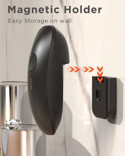 Miniatura 5 de Canslab Ultrablde (versión básica) - Abrelatas eléctrico recargable para cocina para personas mayores con artritis, abrelatas de batería USB