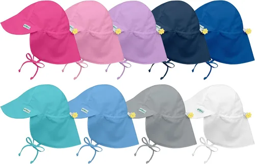 Miniatura 7 de i play. Baby Girls' Flap Sun Protection Swim Hat