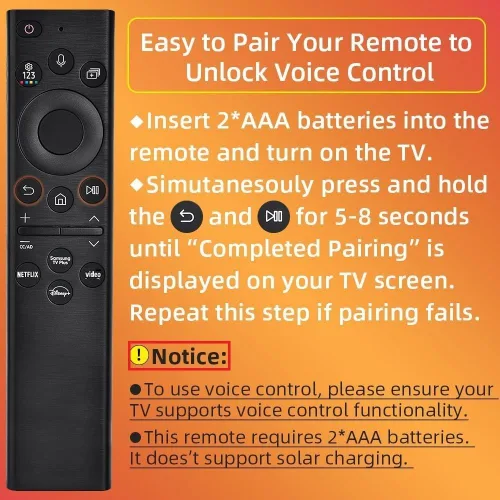 Miniatura 6 de Control remoto de repuesto para todos los televisores Roku, compatible con TCL Roku, Hisense Roku, Onn Roku Smart TVs de 2 años, para control remoto
