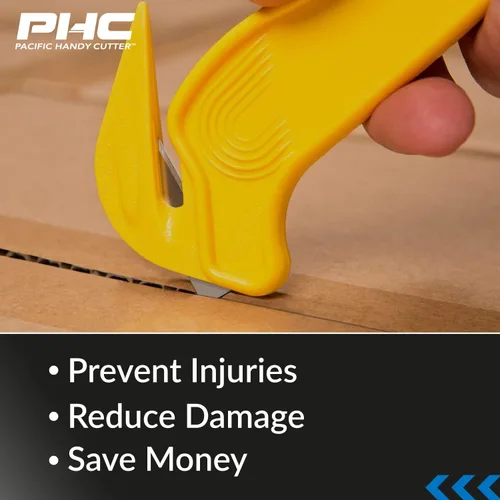 Miniatura 4 de Pacific Handy Cutter - Cortadores estándar y seguros para alimentos con divisor de cinta, paquete de 2