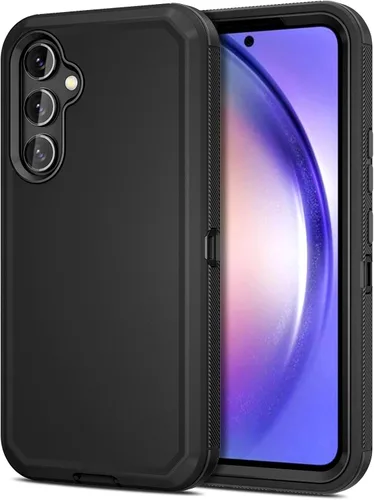 Miniatura 18 de Jiunai Funda para Samsung Galaxy A34, resistente, a prueba de golpes, de doble capa, protección de puerto, híbrida, resistente, para Samsung Galaxy