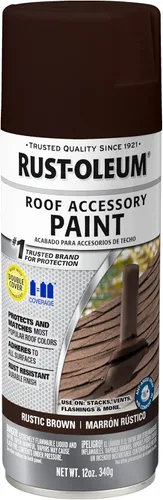 Miniatura 8 de Rust-Oleum 285217 Pintura en aerosol para accesorios de techado, 12 onzas, color madera envejecida Roble (Weathered Wood)