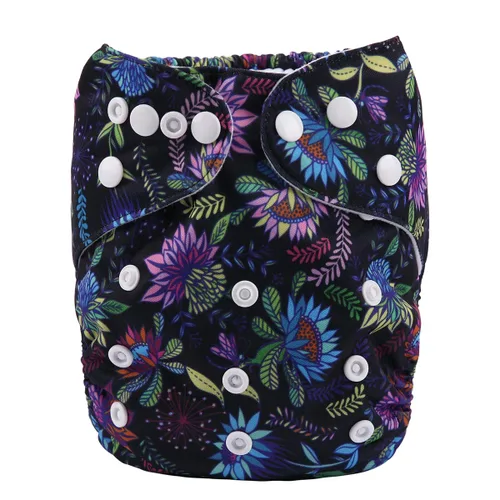 Miniatura 16 de Pañal de bolsillo para bebé, reutilizable, lavable, 8 libras a 36 libras (flecha)