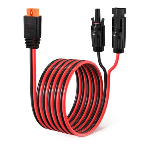 Miniatura 7 de ELFCULB Cable de carga solar 10AWG a XT60i, cable de extensión de panel solar para estación de energía portátil, River 600, generador solar (25 pies)