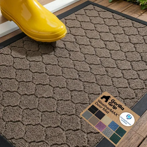 Miniatura 25 de Gorilla Grip WeatherMax - Tapete de pasillo para todas las estaciones, impermeable, 72x24 pulgadas, de goma natural, resistente a manchas, perfil