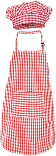 Miniatura 9 de Jennice House - Juego de delantal y gorro de chef para niños, lindos delantales para hornear de niños para cocinar delantales para bebés que hornean