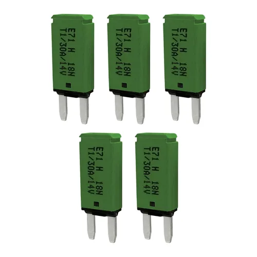 Miniatura 13 de Mini ATM Auto Reinicio 5 Amperios Disyuntor de Circuito Fusible para Protección de Batería de Audio Automotriz Marina RV Coche Camión (T1) Reinicio