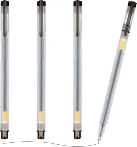 Miniatura 8 de M&G 12 bolígrafos de gel de punta fina de 0.020 in, bolígrafos de tinta de gel negra de gran capacidad, bolígrafos de tinta de gel de secado rápido