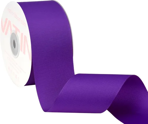 Miniatura 189 de Vatin - Rollo de cinta de grogrén, rollos de 25-50 yardas, perfecto para decoración de bodas, coronas, baby showers, envolturas de paquete de regalo