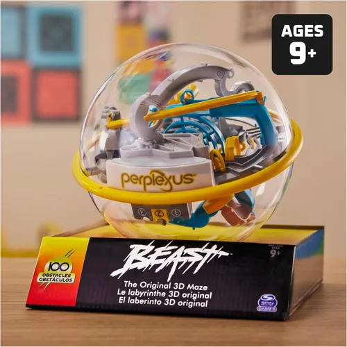 Miniatura 2 de Perplexus Beast 3D Juego de Laberinto de Gravedad Rompecabezas de Cerebro Juguetes de Maniobra Puzzle Ball, Artículos de Alivio de Ansiedad, Cosas