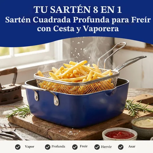Miniatura 4 de Granitestone Ceraluxe - Juego de 20 utensilios de cocina de cerámica antiadherentes, juego completo de ollas y sartenes antiadherentes con juego