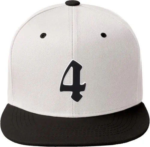 Miniatura 359 de Daxton Gorra clásica con visera de billete plano con letras del alfabeto inglés antiguo de la A a la Z
