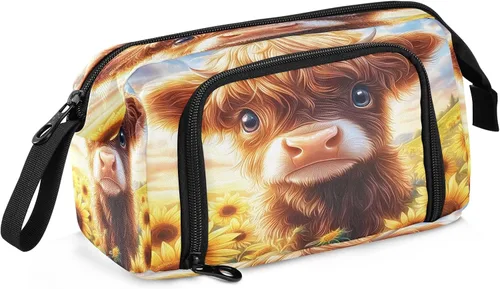Miniatura 11 de SUABO Estuche para lápices de gran capacidad, bolsa de agua de fuego de fútbol americano, estuche para lápices, bolsa de papelería, bolsa
