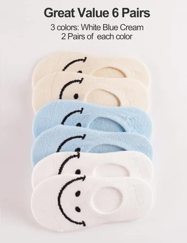 Miniatura 7 de BabaMate 6 Pairs Baby Toddler Kids Cute Fashion Cotton No Show Socks for Boys and Girls
