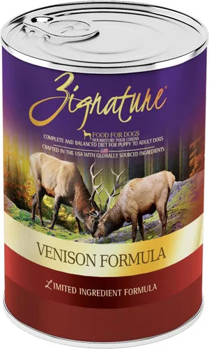 Miniatura 2 de Zignature Comida húmeda para perros Venison Limited Ingredient Formula de 13 onzas, caja de 12