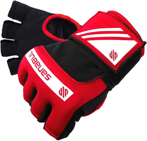 Miniatura 11 de Sanabul Vendas de mano de boxeo de gel para hombres y mujeres Muay Thai MMA Kickboxing Quick Wraps Guantes interiores de boxeo Protección