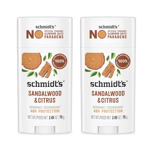 Miniatura 7 de Schmidt's - Desodorante natural unisex Bergamot & Lime, sin aluminio, sin olores por 24 h, certificado como natural, vegano y libre de crueldad
