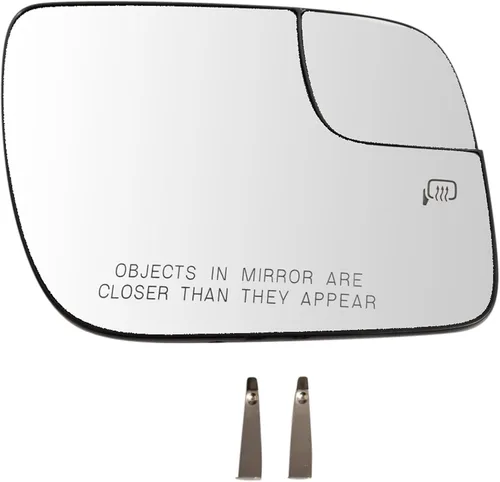 Miniatura 6 de TRQ Cristal de espejo izquierdo compatible con Chevrolet Silverado 1500 GMC Sierra 1500 2019-2021