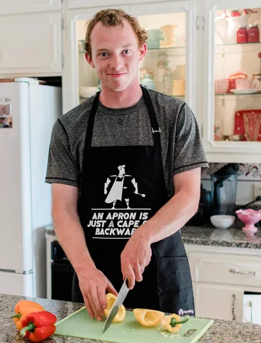 Miniatura 3 de ApronMen - Funny Apron For Men - BBQ Gifts for Men & Unique Gifts for Fathers - Mens Aprons for Grilling Un delantal es solo una capa
