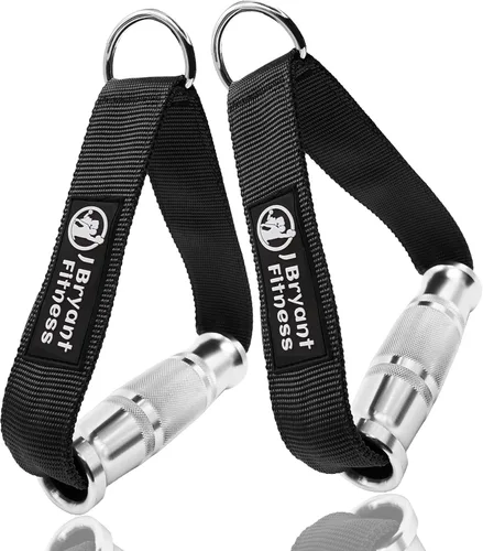 J Bryant Fitness - Asas de gimnasio de metal para accesorios de máquina de cables, asas de agarrar de aleación de aluminio resistentes de alta